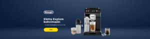 DE'LONGHI Eletta Explore kohvimasin + 6 tassi komplekt ainult 1 ct