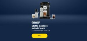 DE'LONGHI Eletta Explore kohvimasin + 6 tassi komplekt ainult 1 ct